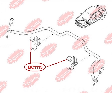 Втулка стабілізатора