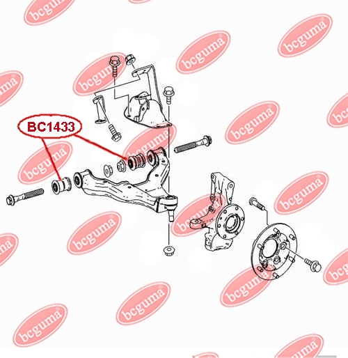 Сайлентблок переднього нижнього важеля